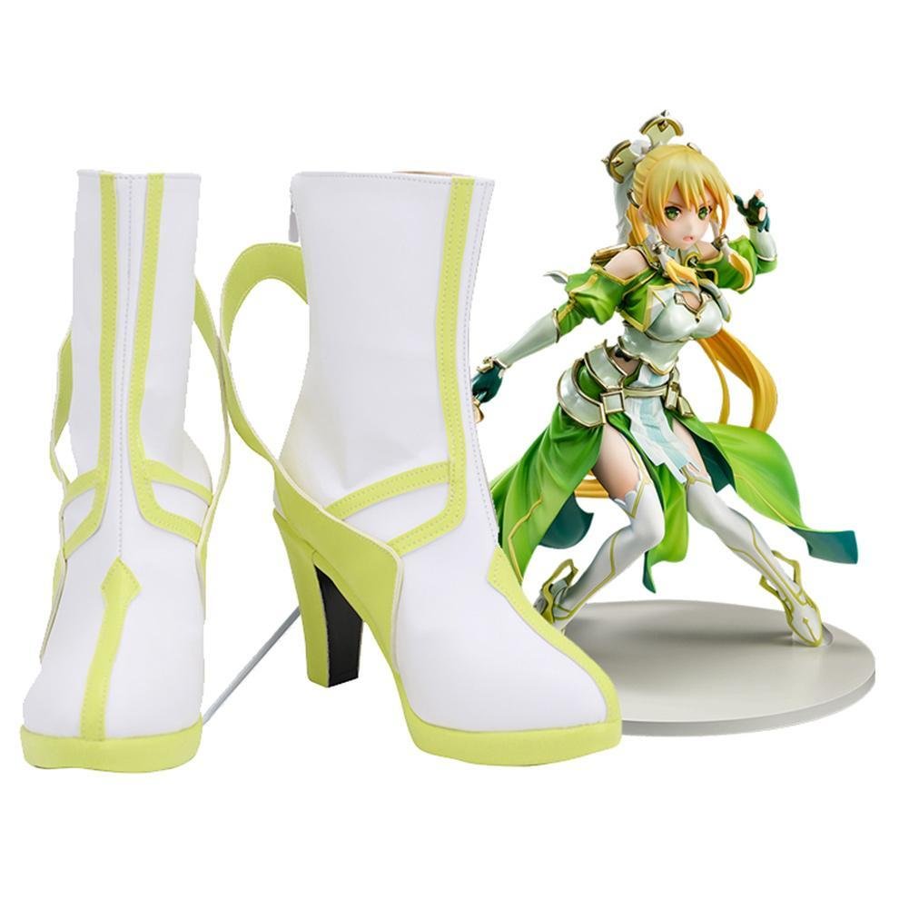 Sword Art Online Sao Kirigaya Suguha Halloween Carnival Cosplay Shoes Boots