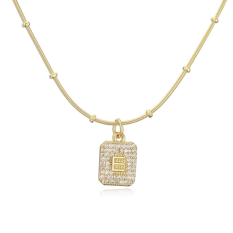 Copper  Letter Necklace