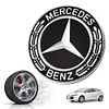 4PCS 75mm Rim Cover Center Wheel Trim Hubcap Emblem Logo for Mercedes Benz Parts