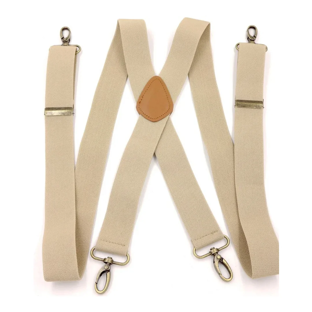 Trousers Elastic Shoulder Strap Hook Buckle Suspenders Clip-inspireuse