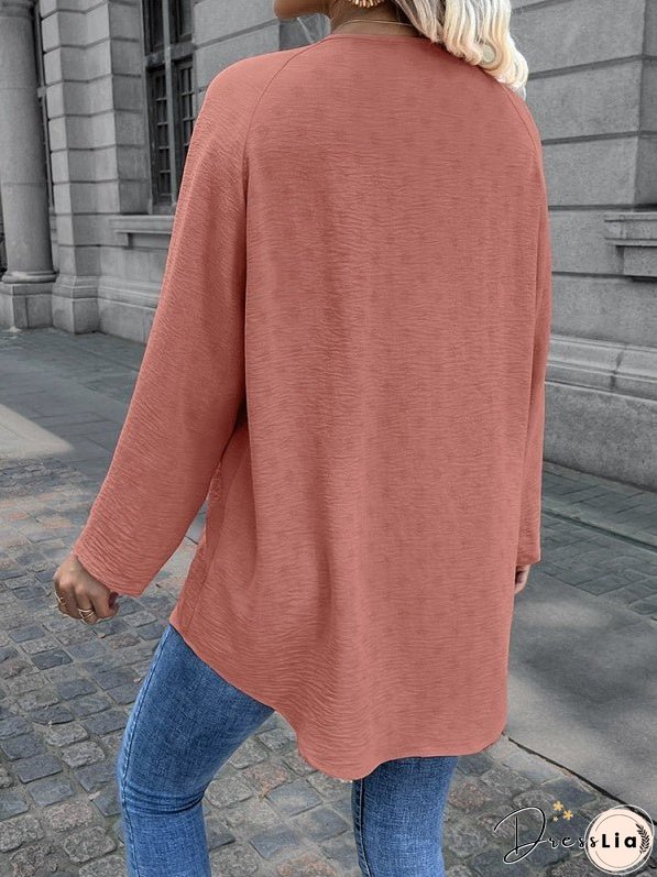 Single-breasted Cardigan Shirt