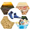 Kids Neoprene Water Socks Beach Socks Adjustable Swimming Socks for Water Sports