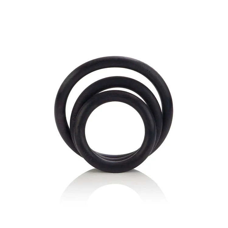 Pornhint Rubber Cock Ring 1.5 inches Black