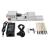 Mini Lathe Kit, 100W Rotary Tool Mini Lathe Bead Polisher High Precision Bead Polisher