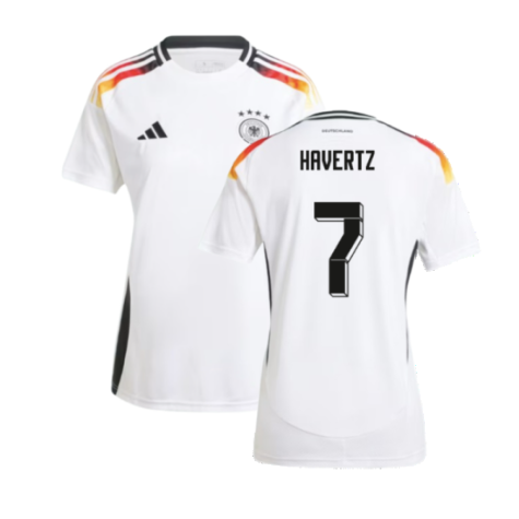 Deutschland Kai Havertz 7 Frauen Heimtrikot EM 2024 - 4 Sterne