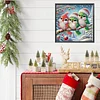 Diamond Painting - Partial Special Shaped Drill - Winter Bird(Canvas|30*30cm)