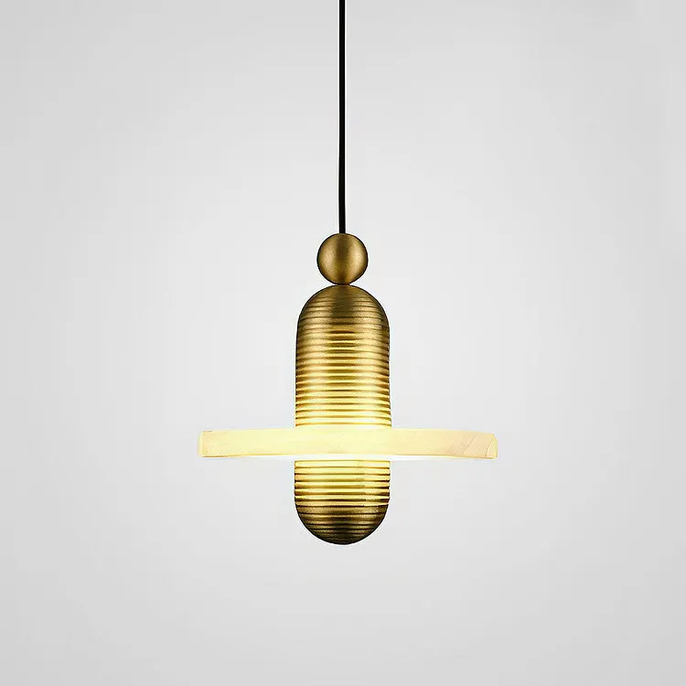 Nordic Luxury Kitchen Island Alabaster Pendant Lights