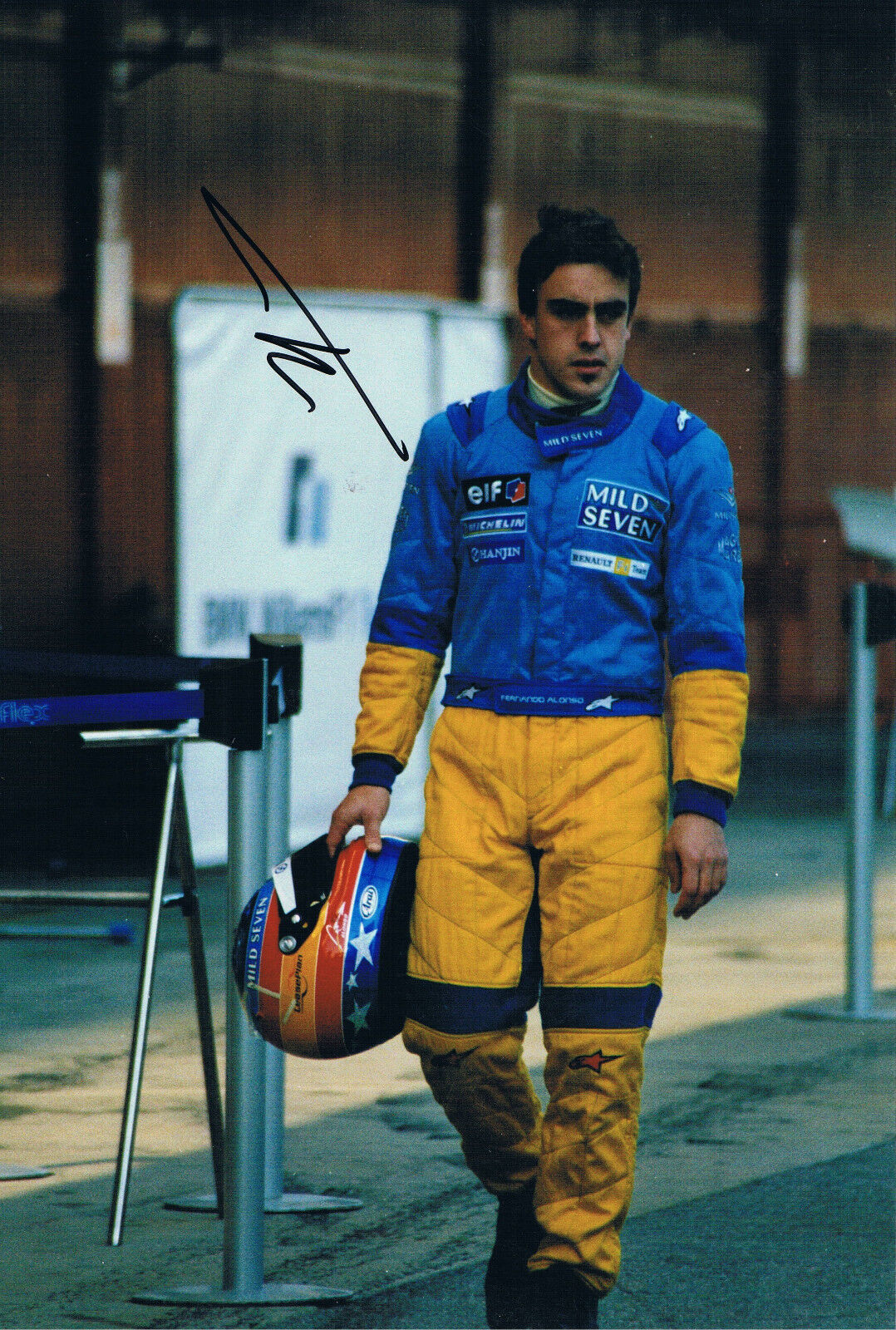 Fernando Alonso 1981- genuine autograph 8x12