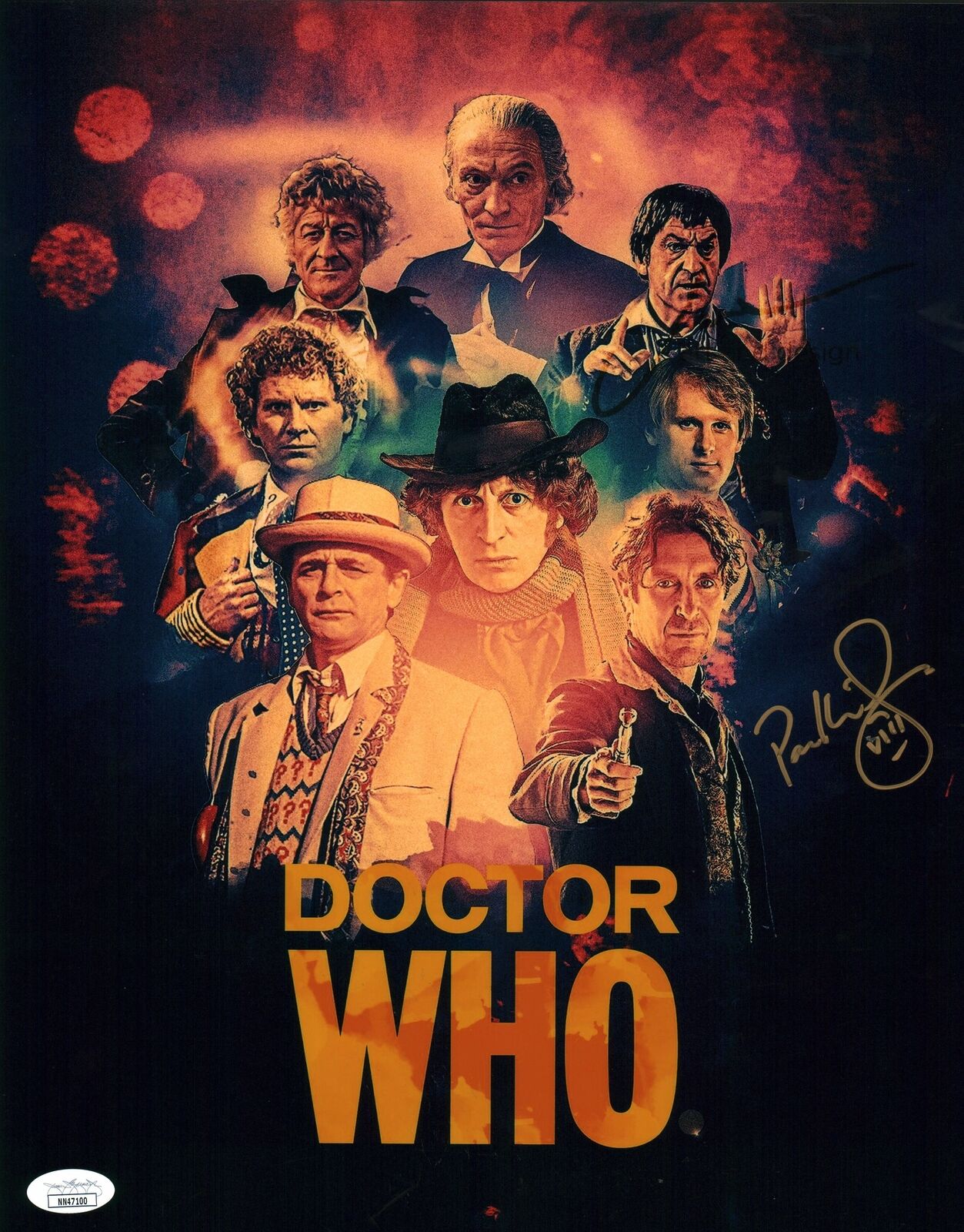 Paul McGann Doctor Who 11x14 Photo Poster painting Poster Signed Autographed JSA COA Certified