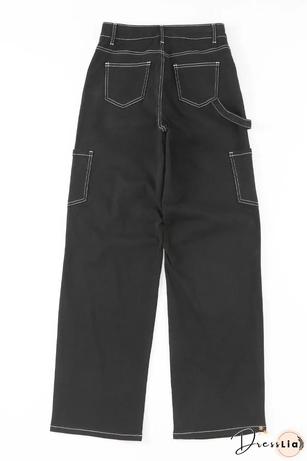 Contemporary Black Cargo Pants