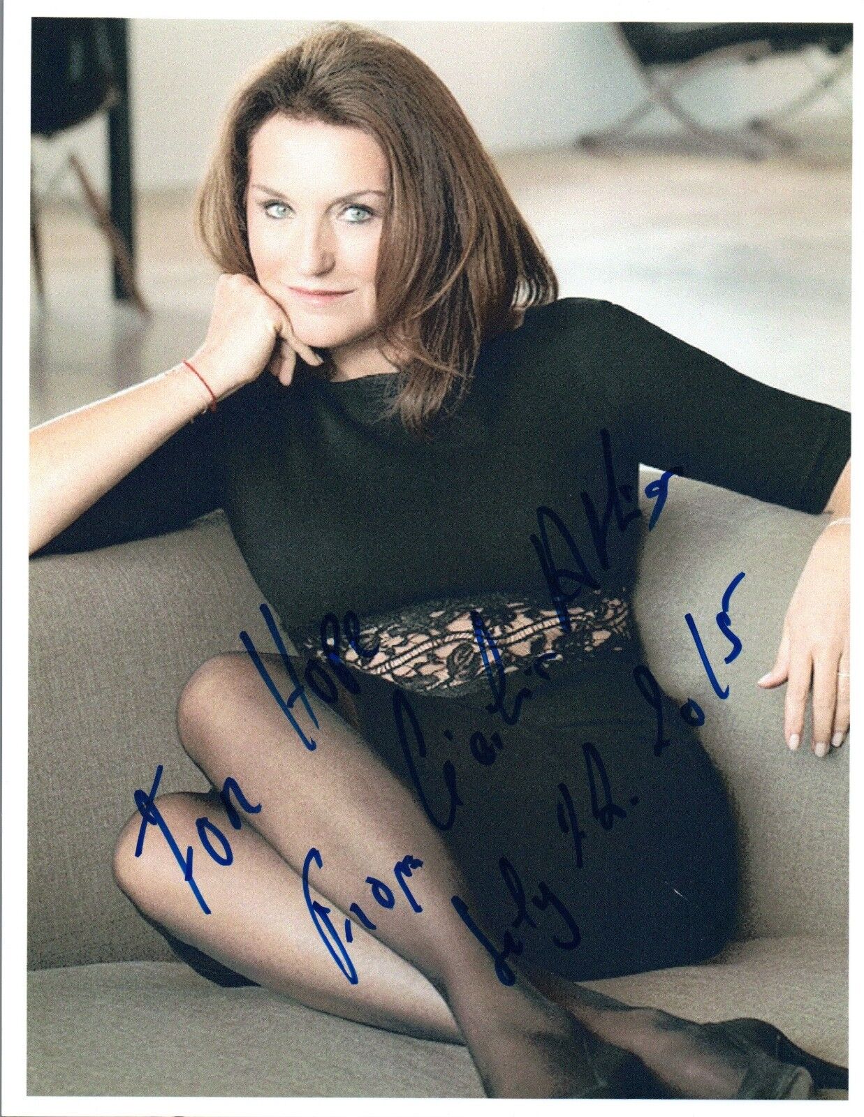 Cecilia Attias Signed Autograph 8x10 Photo Poster painting Wife of Nicolas Sarkozy COA VD