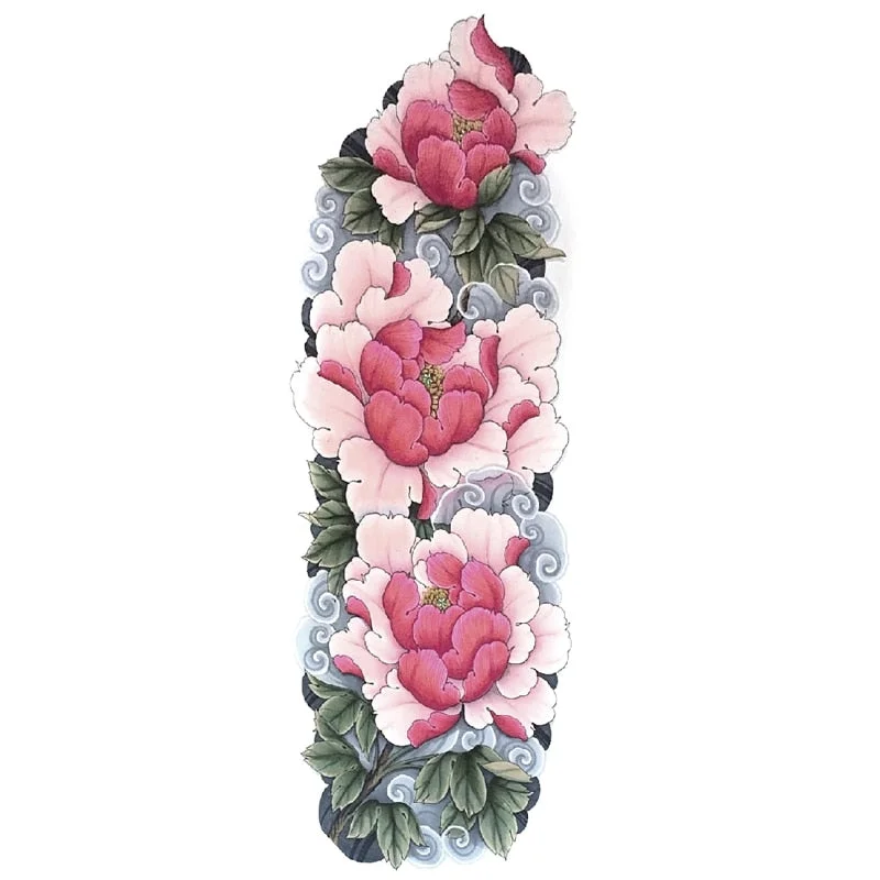 Temporary Fake Tattoo Butterfly For Woman Fashion Women Girl Temporary Paper Sticker Flower Fake Tattoo For Women Waterproof