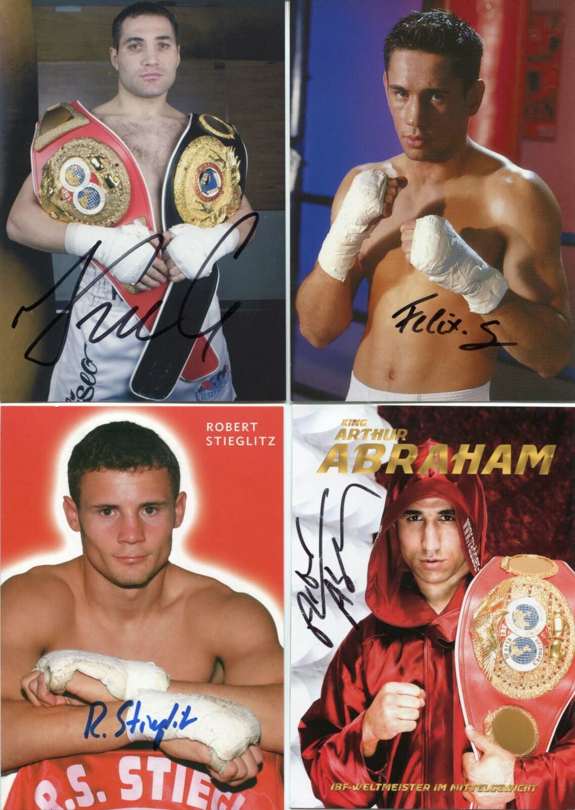 MIDDLEWEIGHT BOXING CHAMPIONS autographs, signed Photo Poster paintings