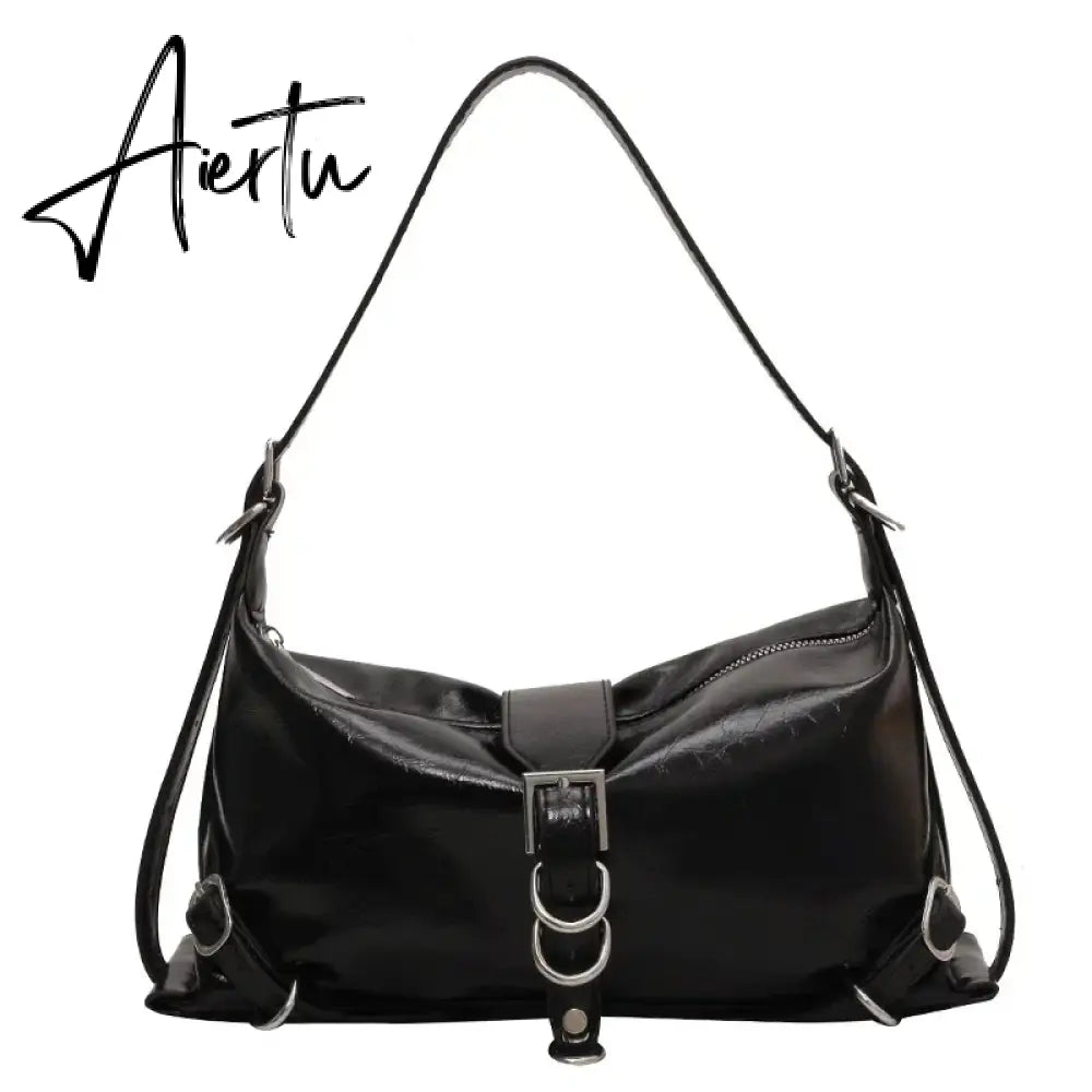 High Quality Women's Bags Autumn New Fashion Simplicity High-capacity  Advanced Sense Shoulder Bag Solid Versatile Handbag Aiertu
