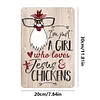 Chicken - Metal Tin Signs(12*16Inch) - Animal