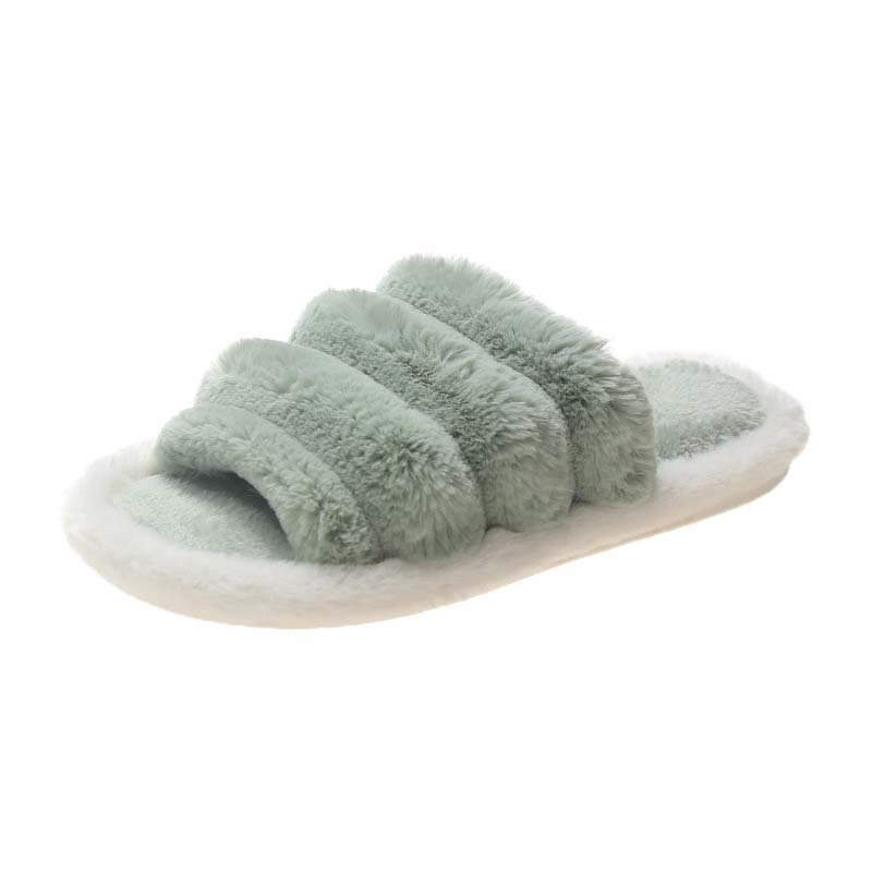 Letclo™ 2021 Fall New Cotton Slip Bottom Plush Slippers letclo Letclo