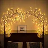 Vine Light Rattan Tree with Remote Control USB Flexible Willow Vine Lights Reusable DIY Willow Vines Branch Light for Room Wall Wedding Party Decor