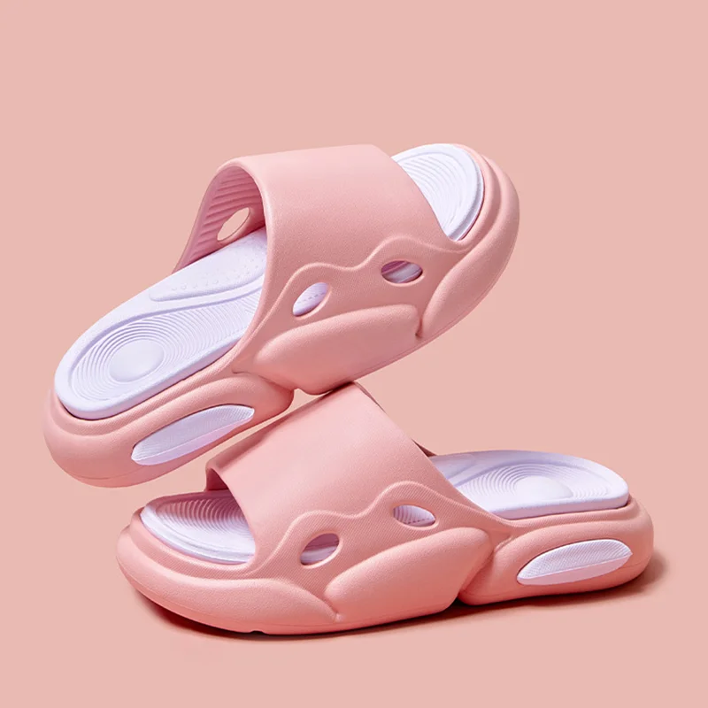 Zhungei Color Thick Platform Cloud Slippers for Women Eva Soft Air Cushion Slippers Woman Summer Non Slip Beach Flip Flops Sandals