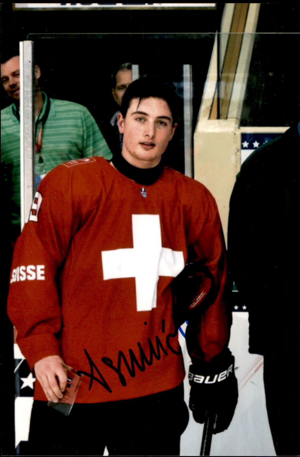 Axel Simic SIGNED autograped 4x6 Photo Poster painting TEAM SWITZERLAND