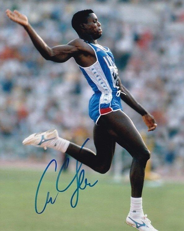 CARL LEWIS Signed Autographed Photo Poster painting