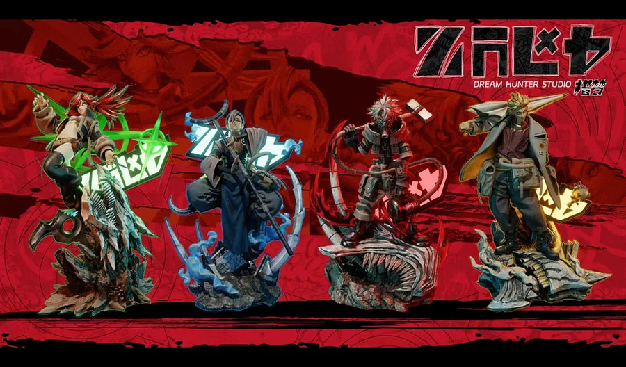 Dream Hunter Studio - GACHIAKUTA Zanka Nijiku & Riyou Rippa Statue(GK)