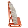 [US Local Warehouse] Heavy Duty Drywall Sheet Cart Panel Dolly Wooden Board Trolley Flatbed Handcart