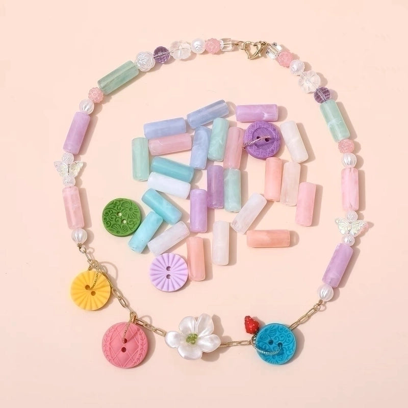 20 PCS/Package Arylic Gradient Color Beads