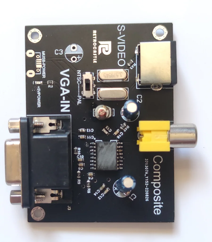 Adaptateur VGA 15KHz SCART Vers GBS-8200 Pour Amiga Atari ST - Neuf