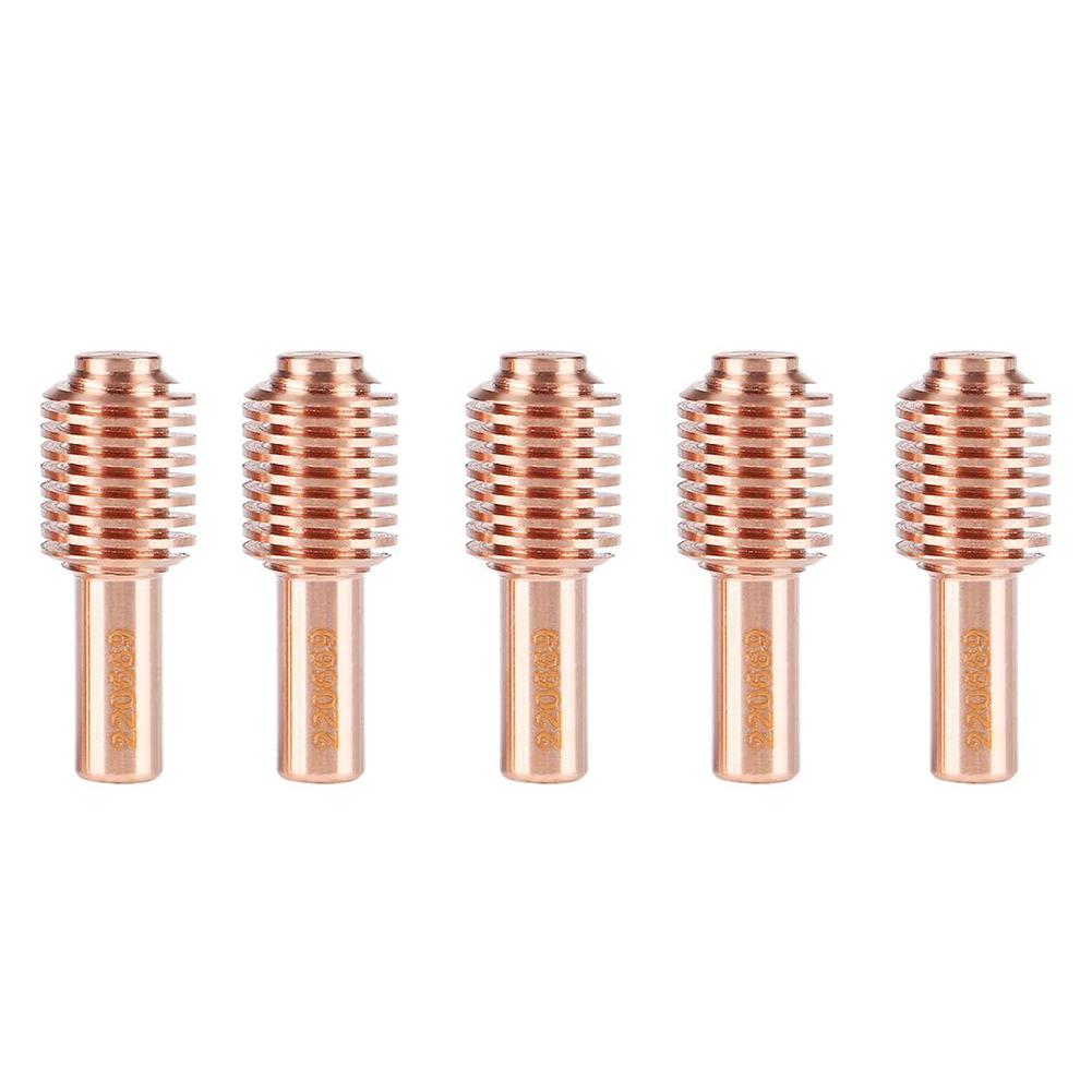 

5pcs Copper Tellurium Plasma Cutting Cutter Tip Electrodes Nozzles 220669, 501 Original