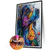 Diamond Painting -DIY Round Drill Flower Dog(40x60cm)