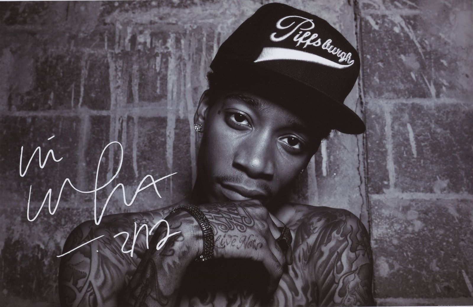 WIZ KHALIFA AUTOGRAPH SIGNED PP Photo Poster painting POSTER