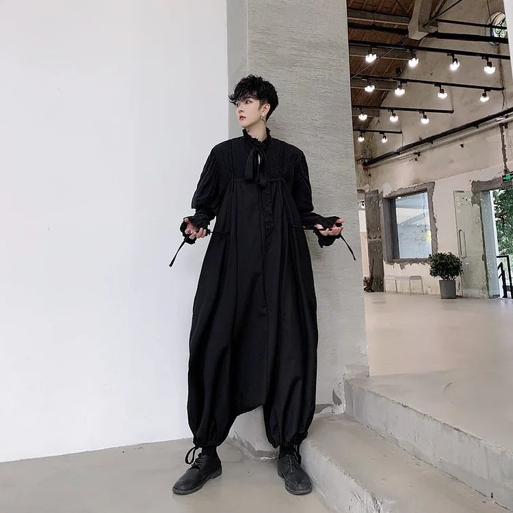 K187 P90 Metsoul Darkwear Jumpsuits-dark style-men's clothing-halloween