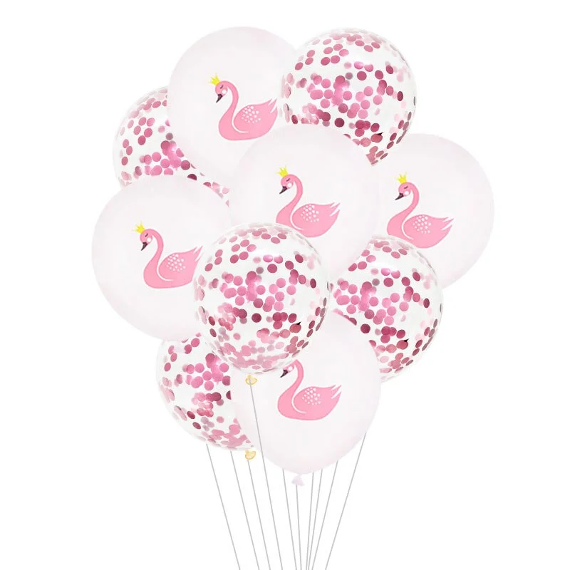10/15pcs Swan Latex Balloons for Wedding Girl Birthday Party Decoration Baby Shower Party Supplies Air Helium Globos Kids Toy