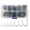 220Pcs Fishing Hooks Set Barbed FishHooks Carp Fishhook for Freshwater Saltwater
