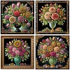 4pcs Diamond Painting-DIY Crystal Rhinestone Vase