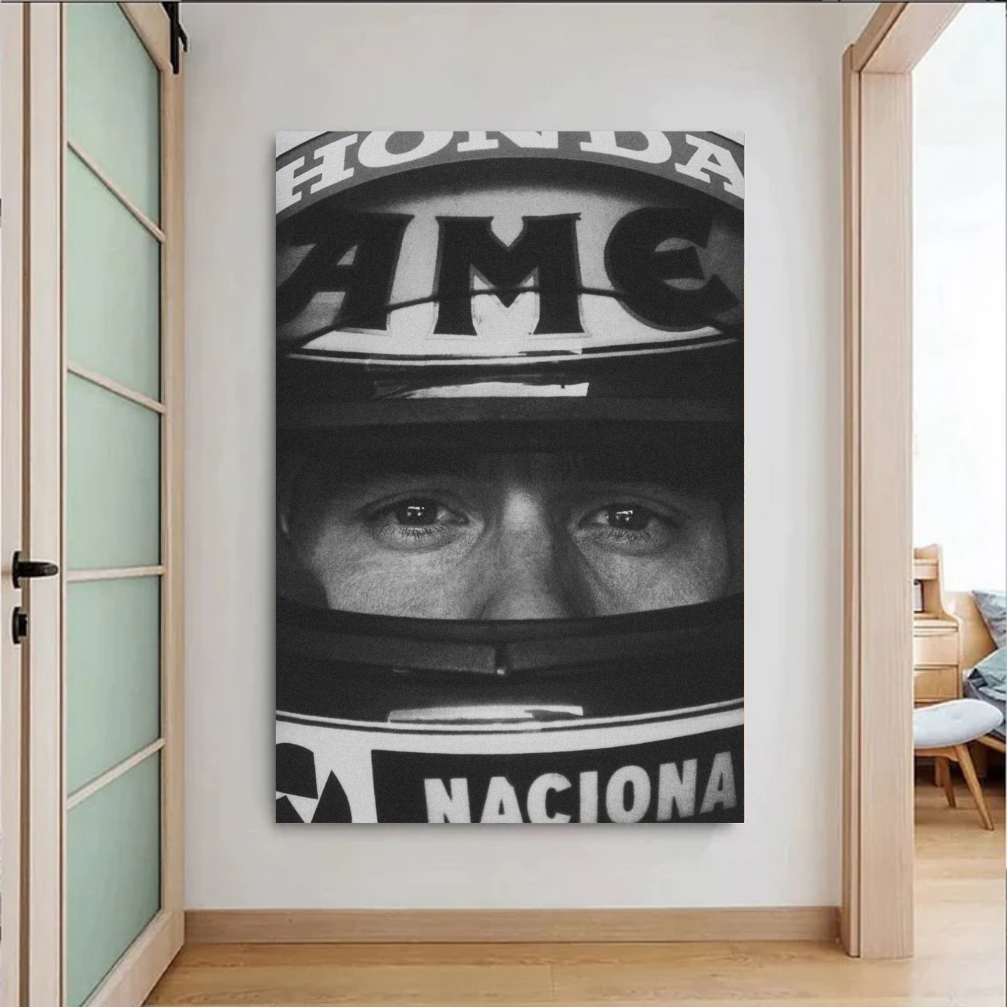 Ayrton Senna Canvas Wall Art