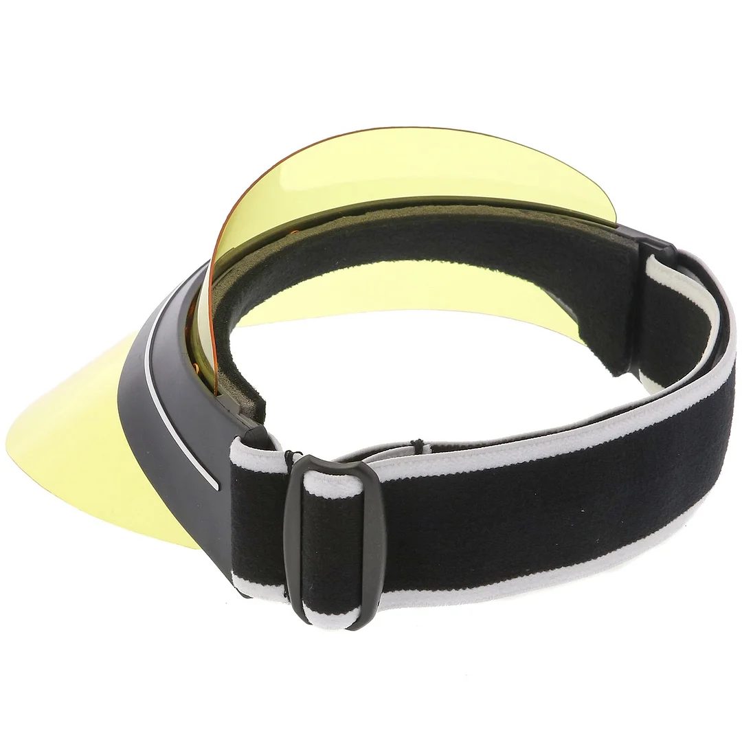 Oversize Shield Visor Hat glasses Elastic Adjustable Strap 130mm