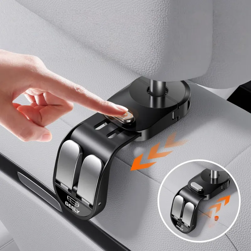 Car seat hooks, car telescopic hooks