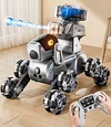 Eight-Wheel Stunt Water Gun Battle Robot Dog