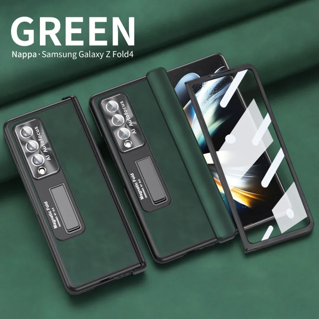 Applicable To Samsung ZFold3/ZFold4 Magnetic Hinge Folding Protective Sleeve