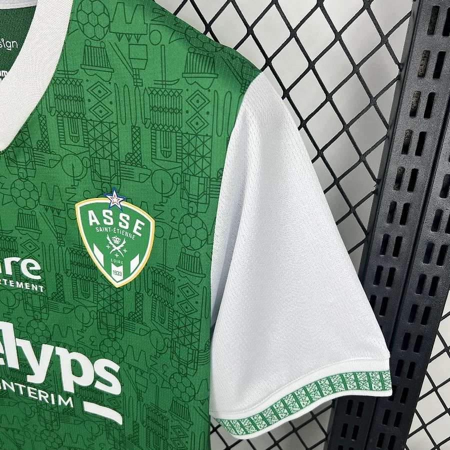 Maillot A.S. Saint-Étienne 2023 2024 domicile vert