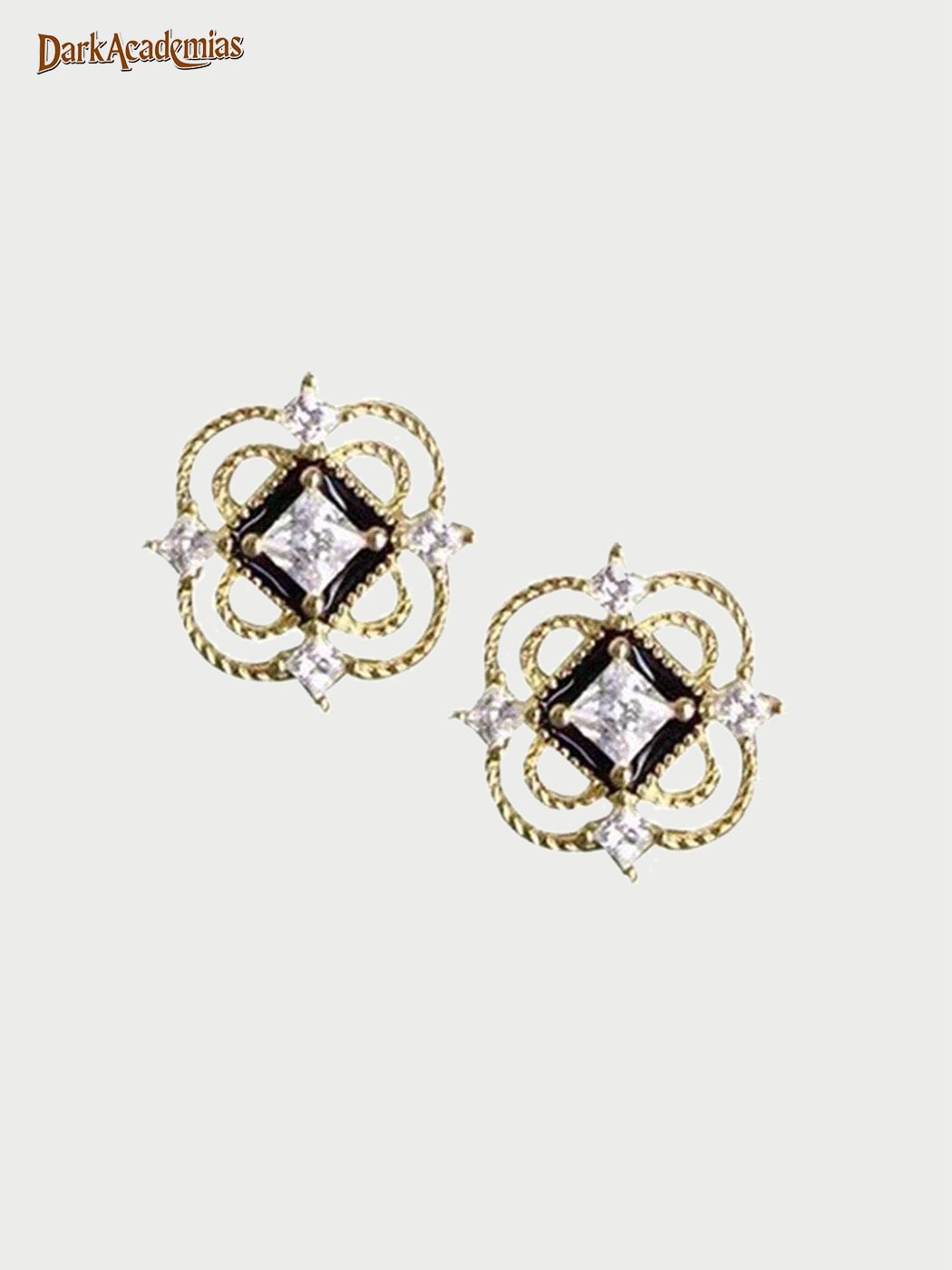 French Gemstone Beacon Earrings