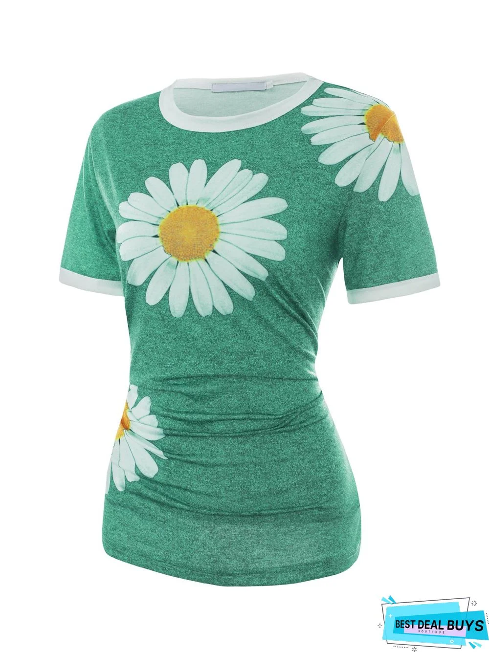 Short Sleeve Daisy Casual T-shirt