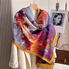 Colorful Animals Autumn Winter Shawl Scarf