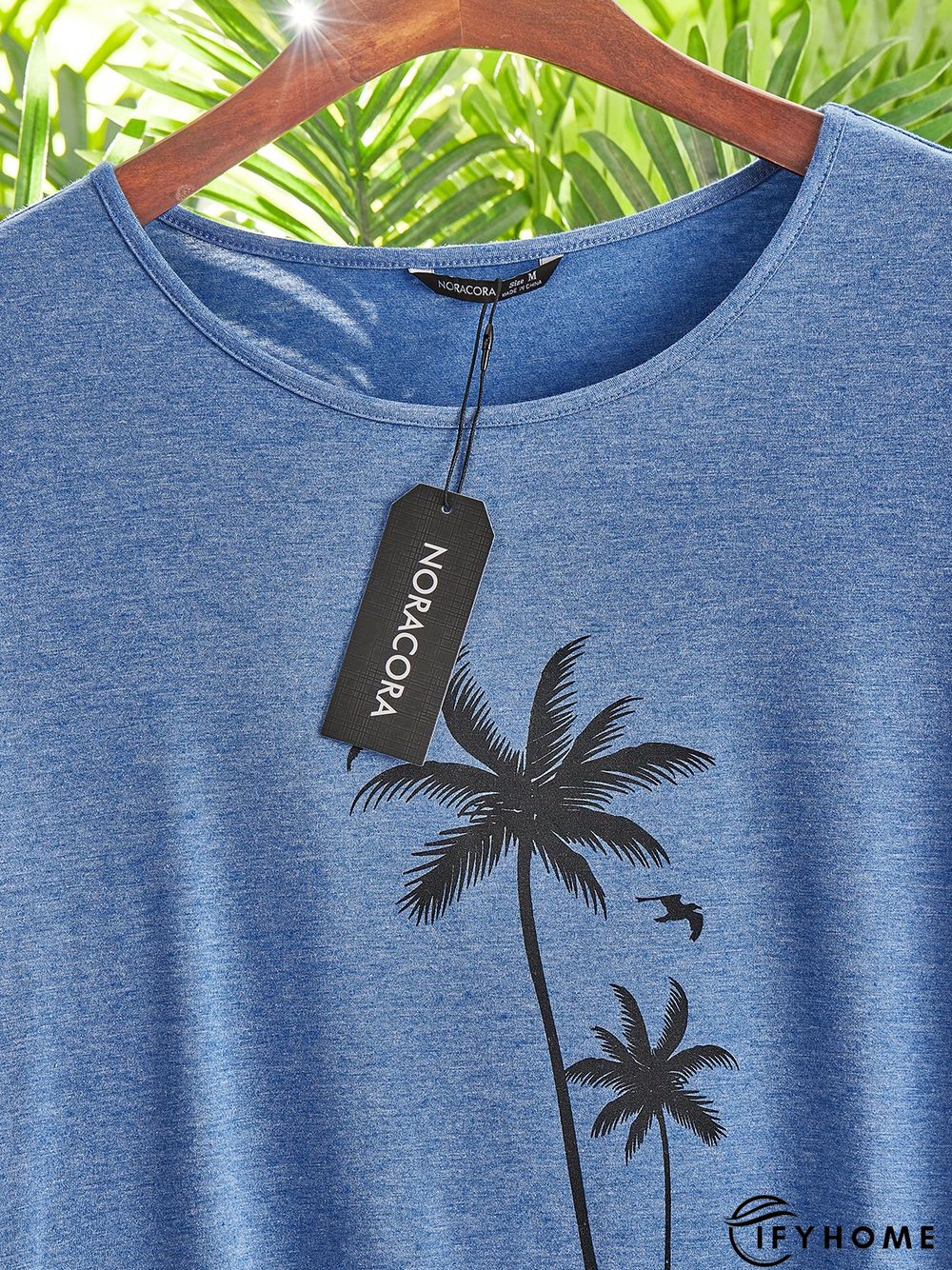 Crew Neck Loose Jersey Casual Tops | IFYHOME