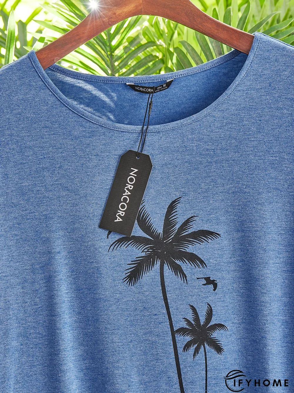 Crew Neck Loose Jersey Casual Tops | IFYHOME