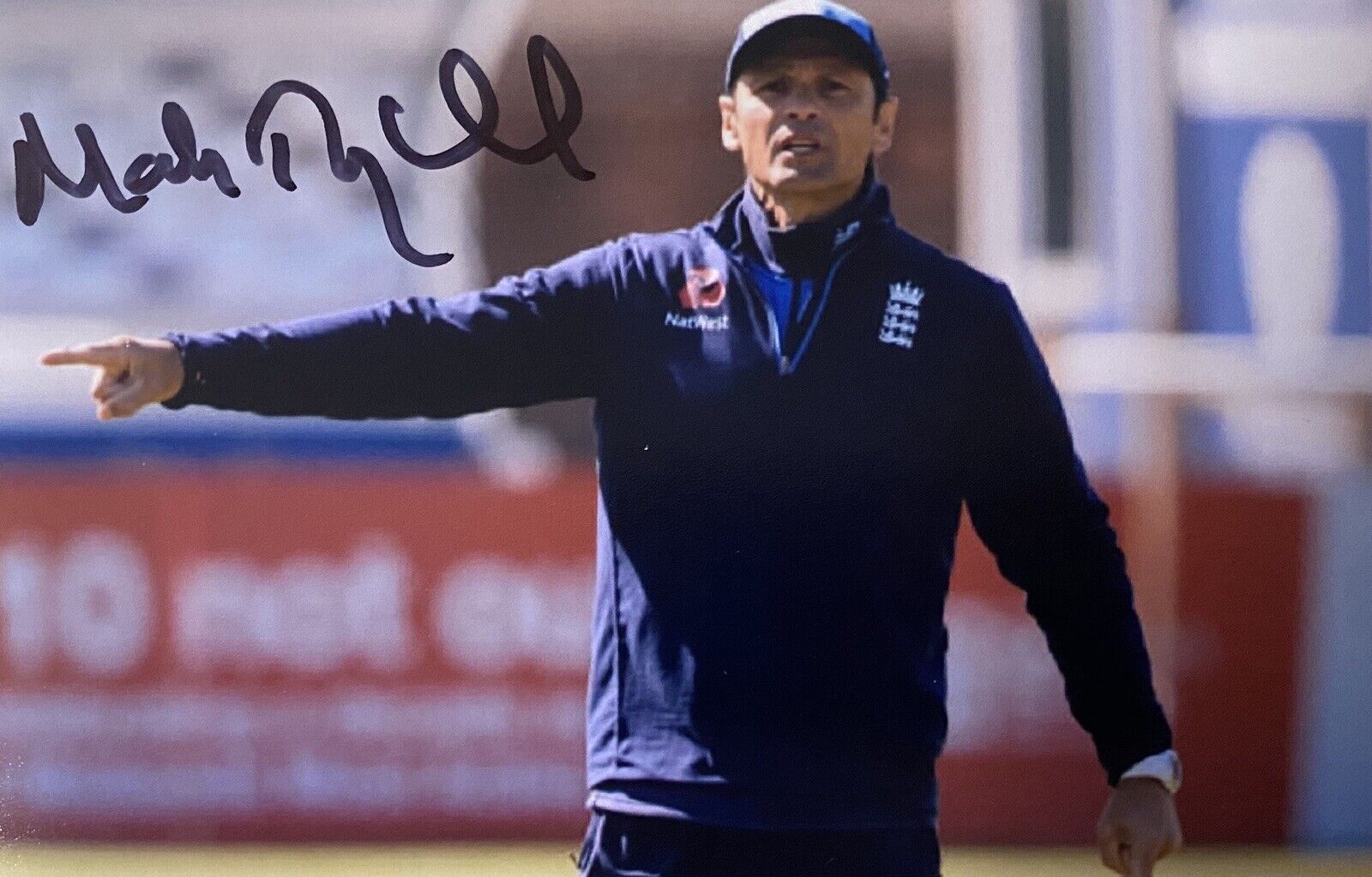 Mark Ramprakash Genuine Hand Signed England 6X4 Cricket Photo Poster painting 5