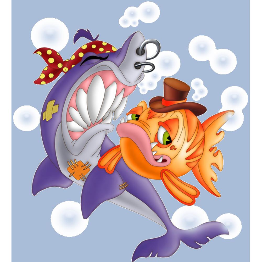 

Cartoon Fish - Round Drill Diamond Painting - 30*30CM, 501 Original