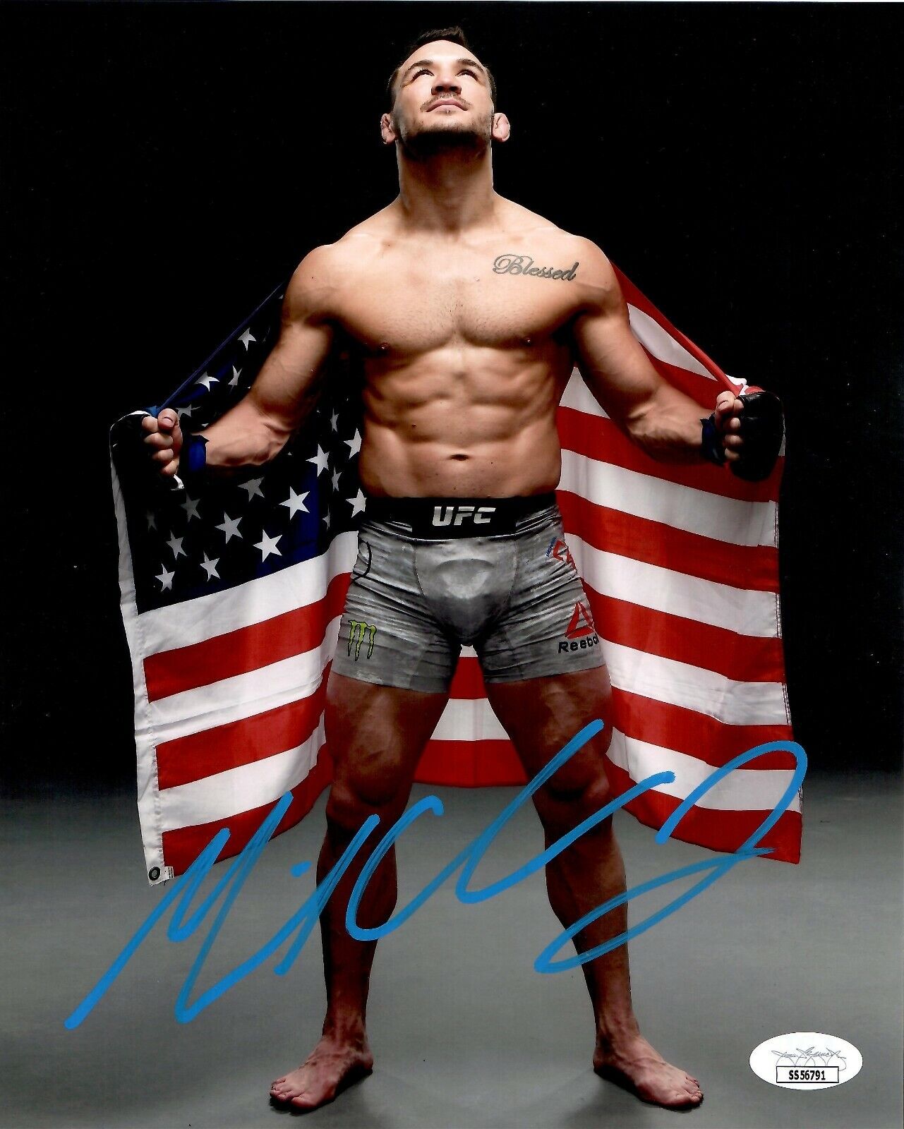 Michael Chandler autograph signed 8x10 Photo Poster painting UFC JSA COA Lightweight