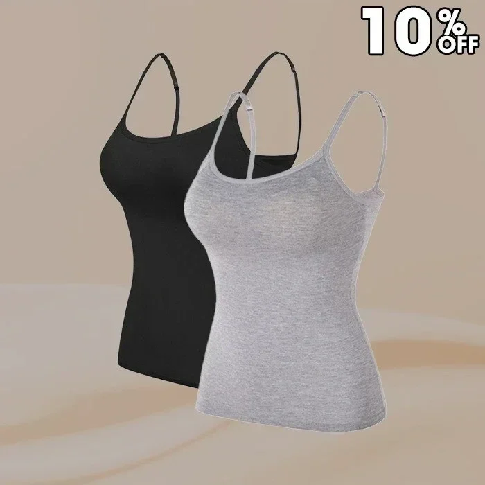 🔥Hot sale🔥 Women Tank Top with Built in Bra Camisole